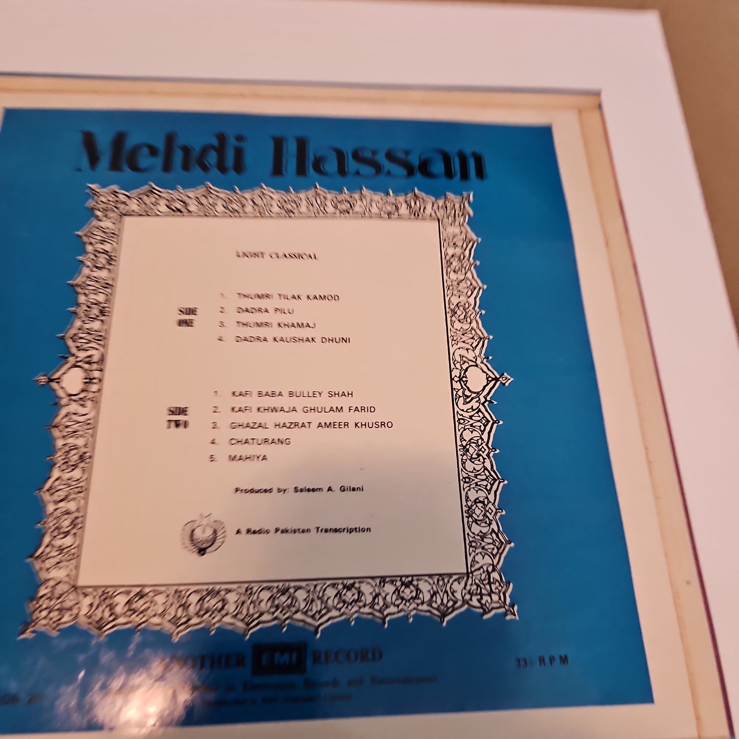 Mehdi Hassan Light Classical In unplayed mint