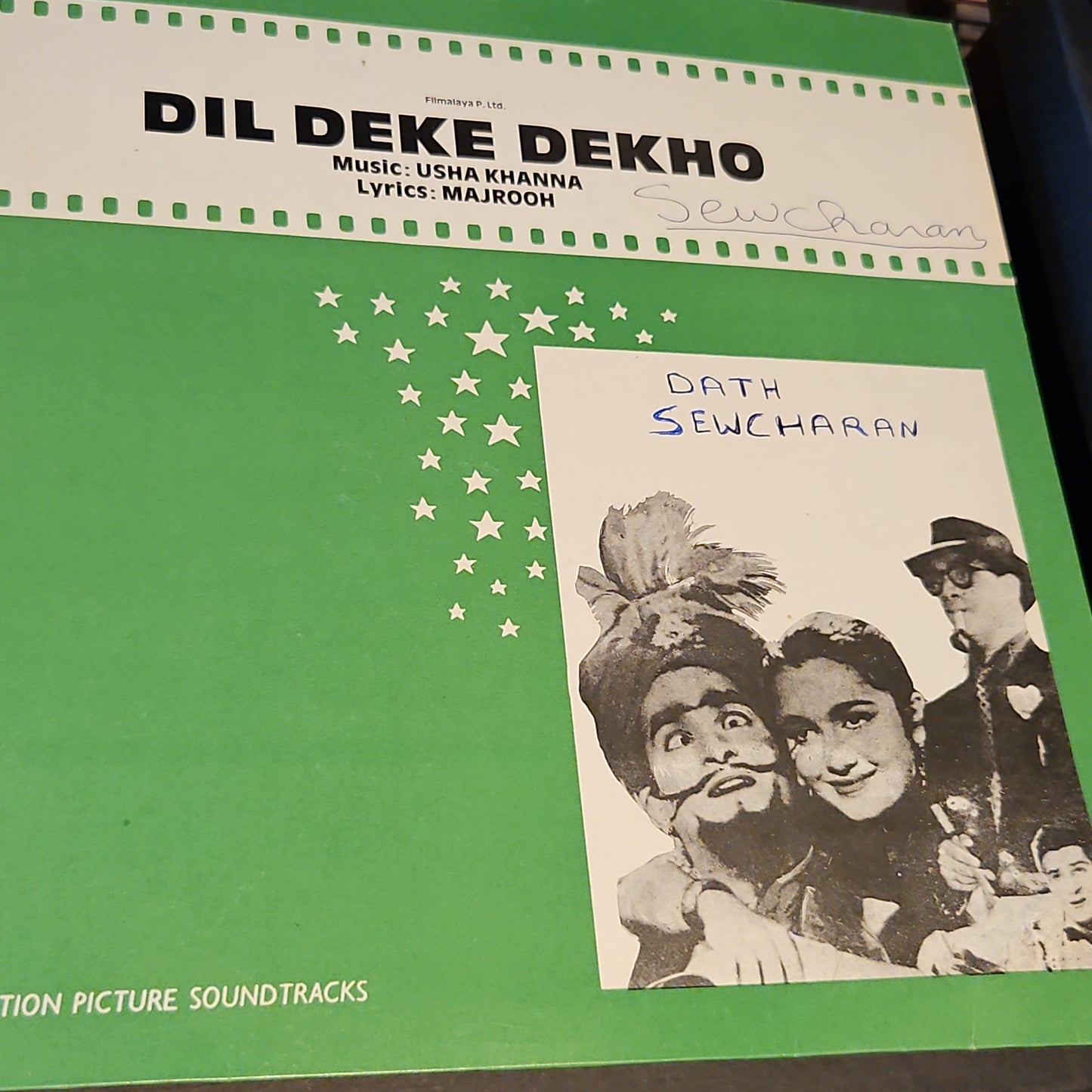 Dil Deke Dekho - Music by Usha Khanna -  near Mint