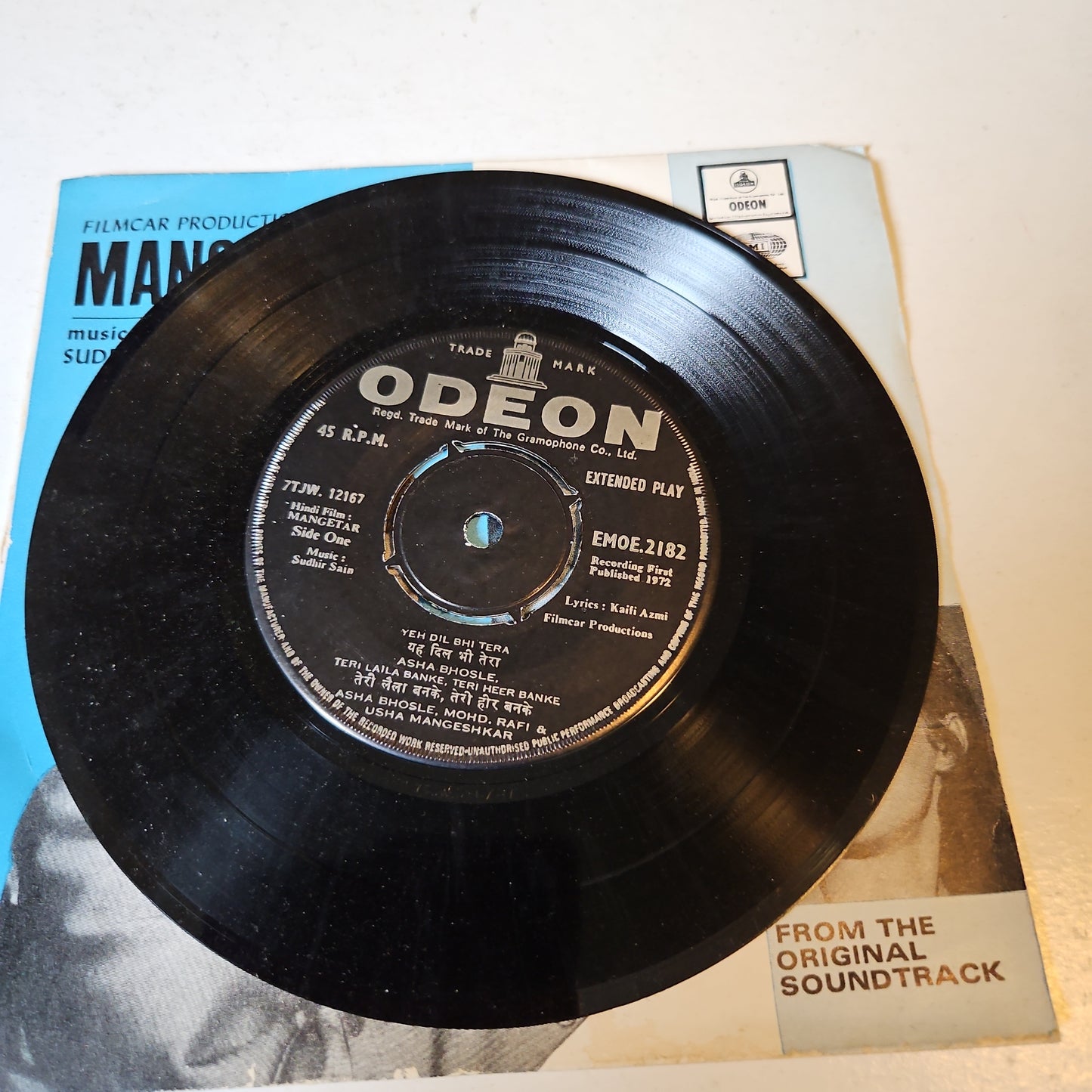 Mangetar  - Classic Sudhir Sain  Odeon EP Rare in Near mint
