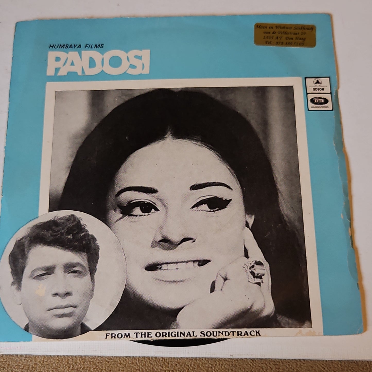Padosi - Ravi EP  in Near mint thick center odeon