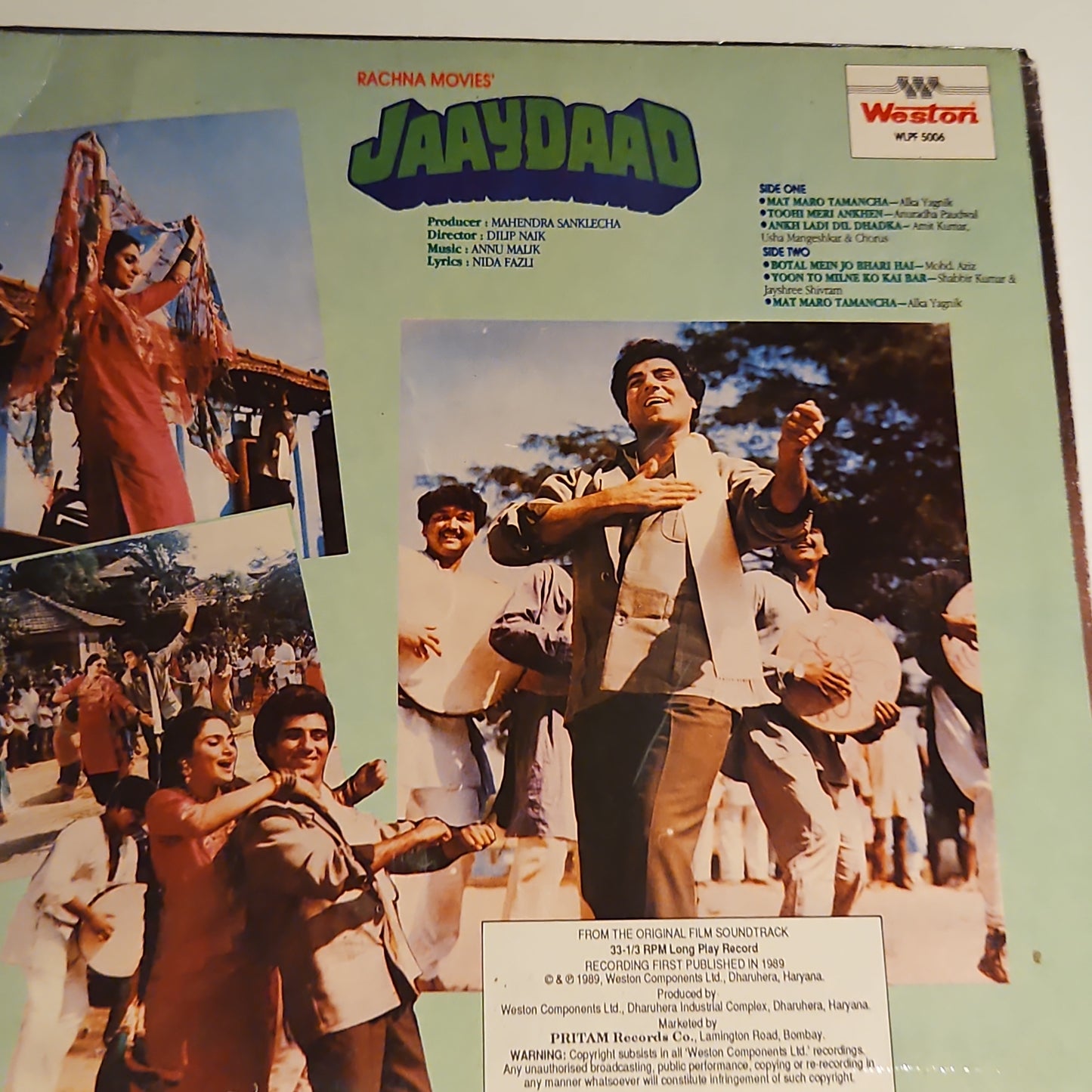 Annu Malik - Jaaydaad - Unplayed New MINT