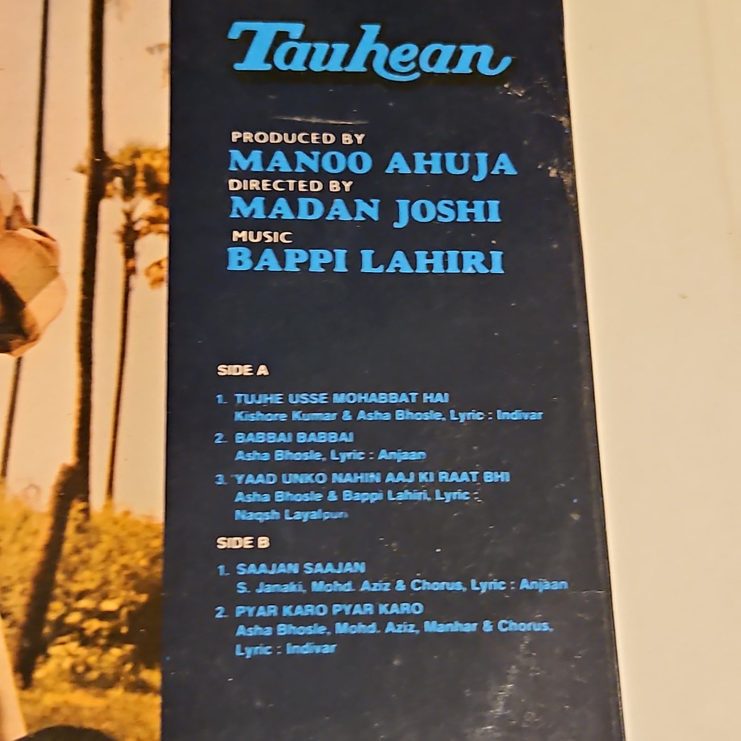 Bapp Lahiri - Tauhean  - Unplayed New MINT