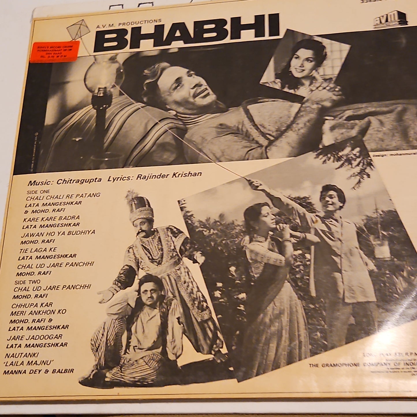 Bhabhi - Music Chitragupta  -Superhit soundtrack in pristine conndtion