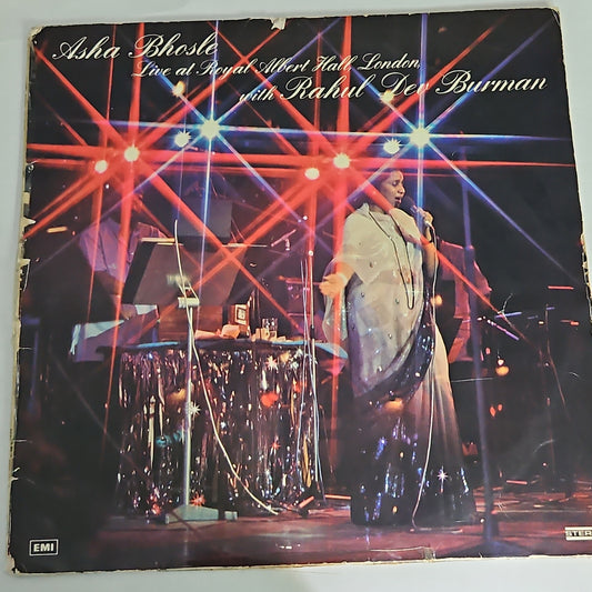 R D Burman & Asha Bhsole Live at Royal Albert Hall 2 LP set Vg+