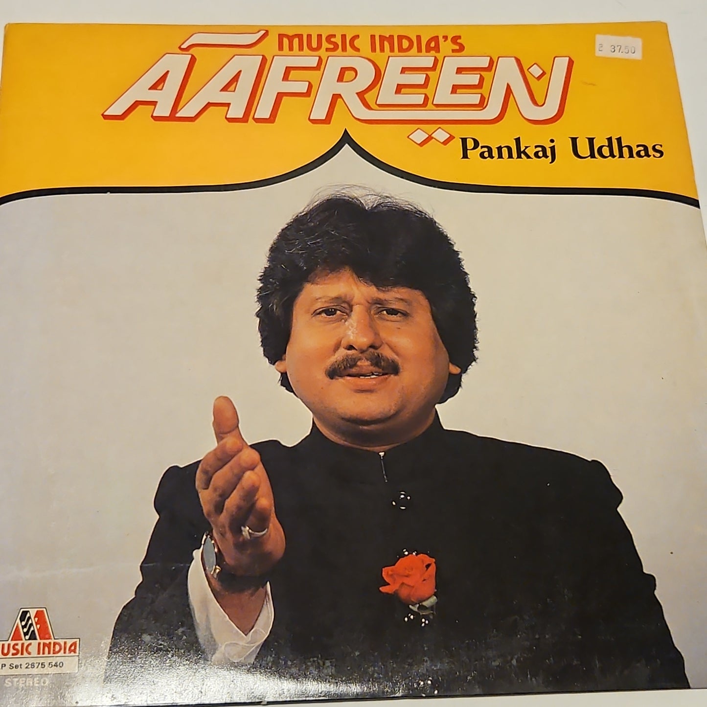 Pankaj Udhas - Aafreen - 2 LP set Vg+ to excellent