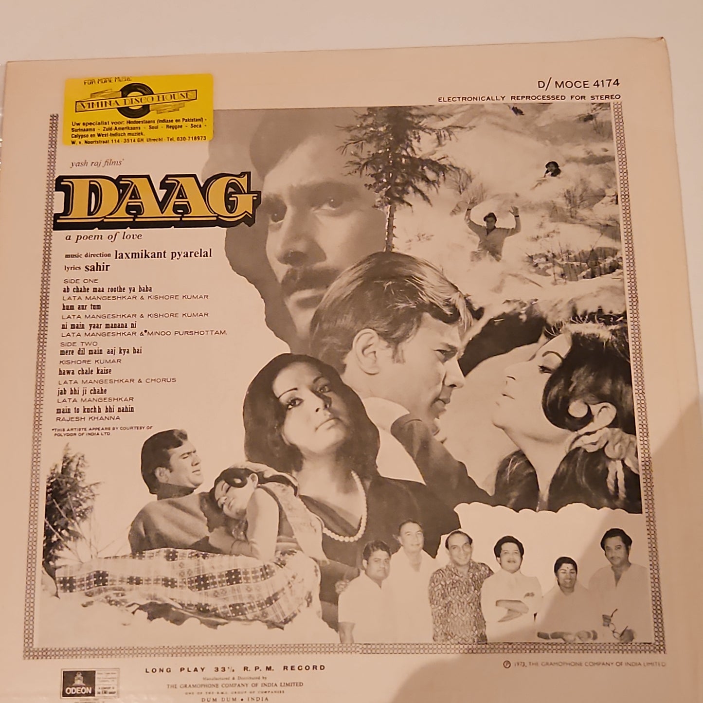 Daag - Laxmikant pyarelal OST in near mint Pristine