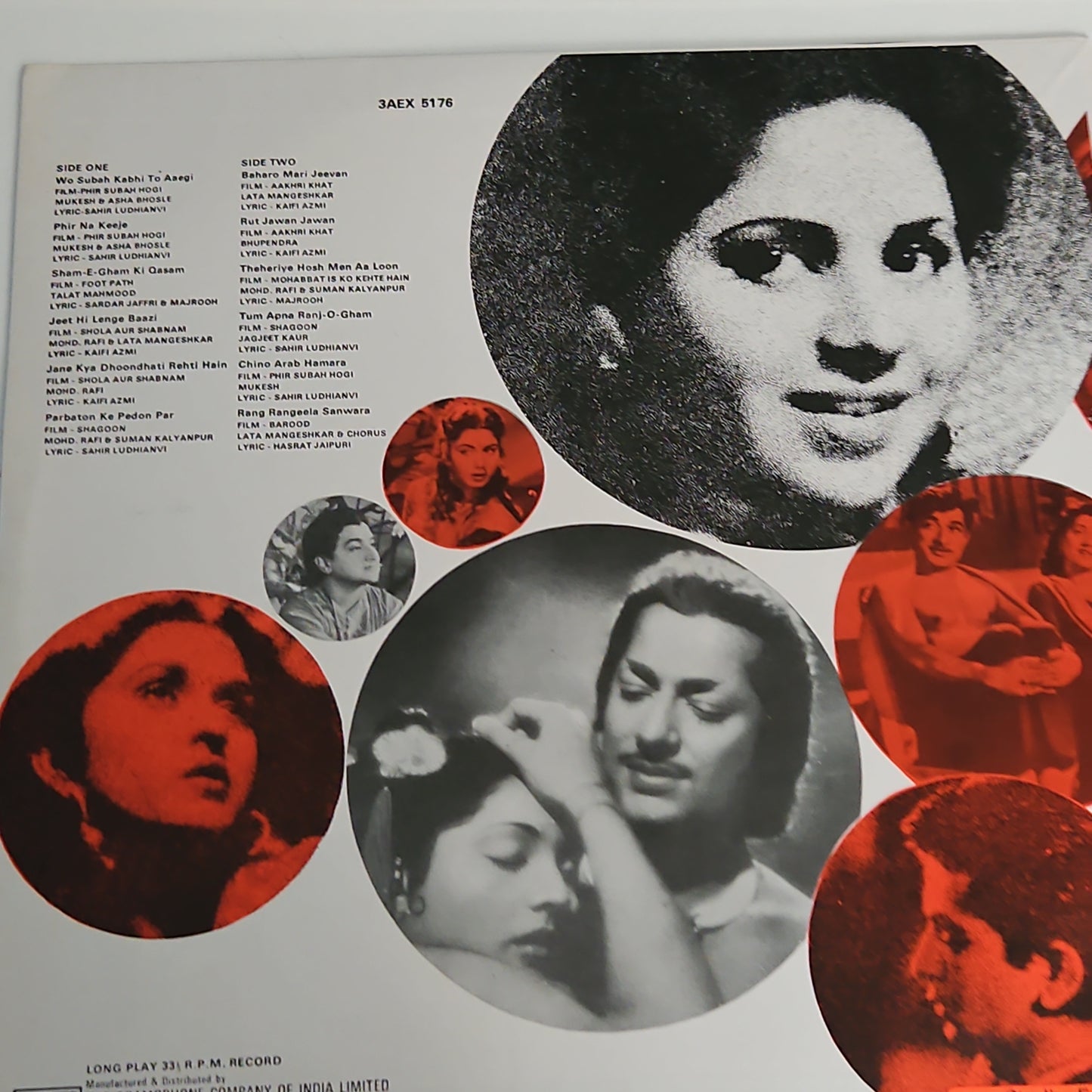 3 lps Classic Khaiyyam, Kabhi Kabhie, Phir Subah Hogi and Hits of Khaiyyam in Near mint and pristine