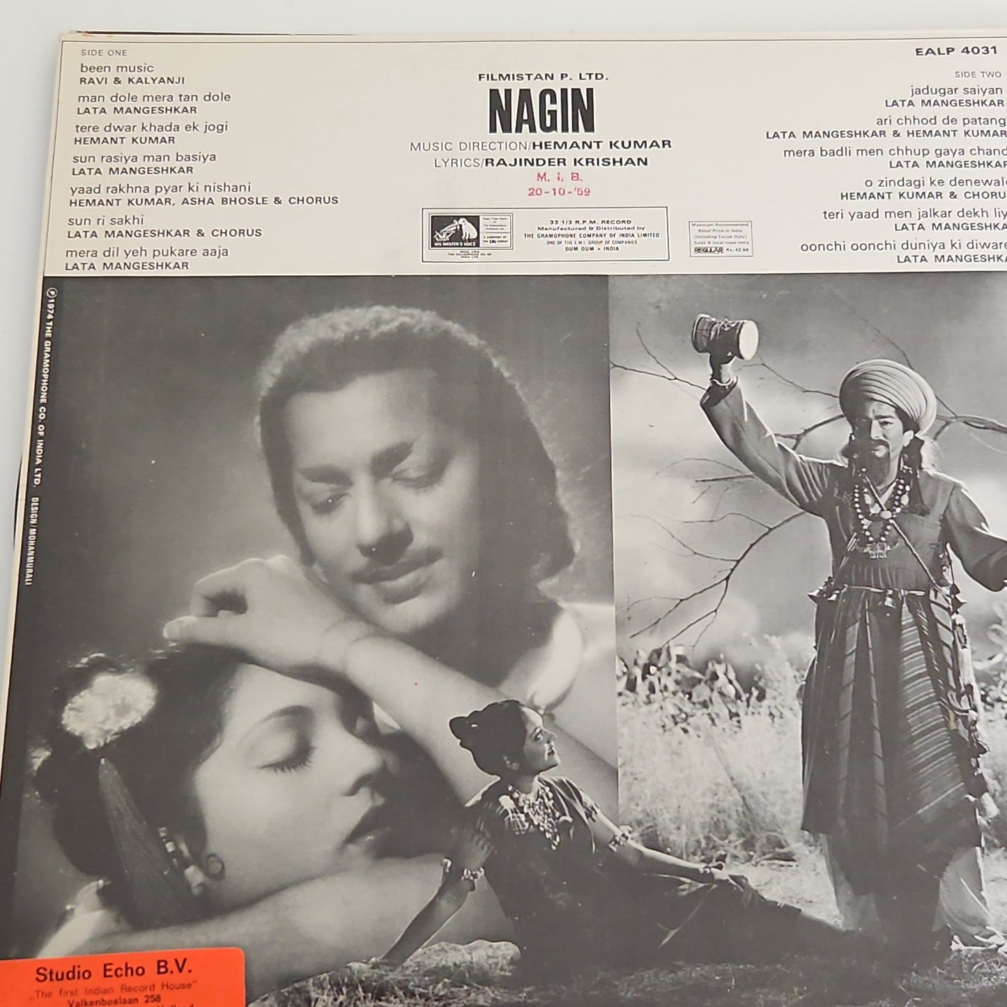 3 lps All time Classics Nagin, Anarkali and Rani Rupmati in Near mint and pristine