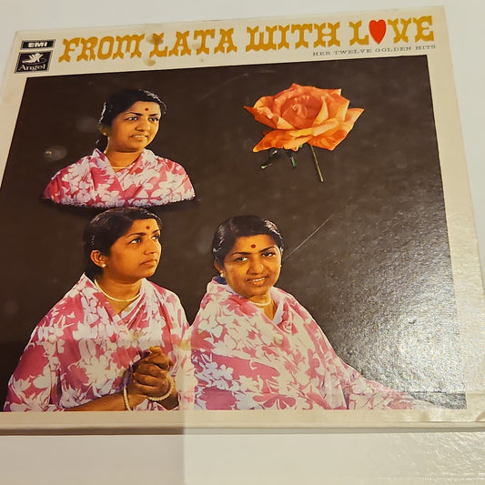 Lata Mangeshkar  - From Lata with Love - 1st Angel  -  in Excellent to near mint