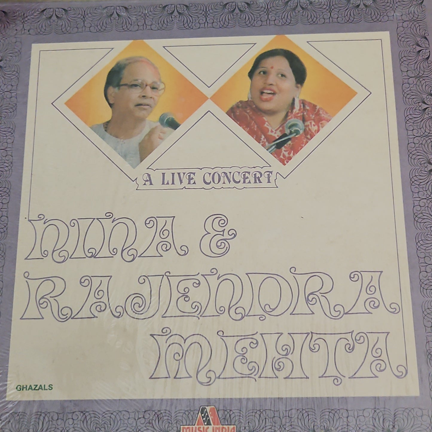 5 Albums with 6 LPs  Ghazals Collection Nina and Rajendra Mehta near mint