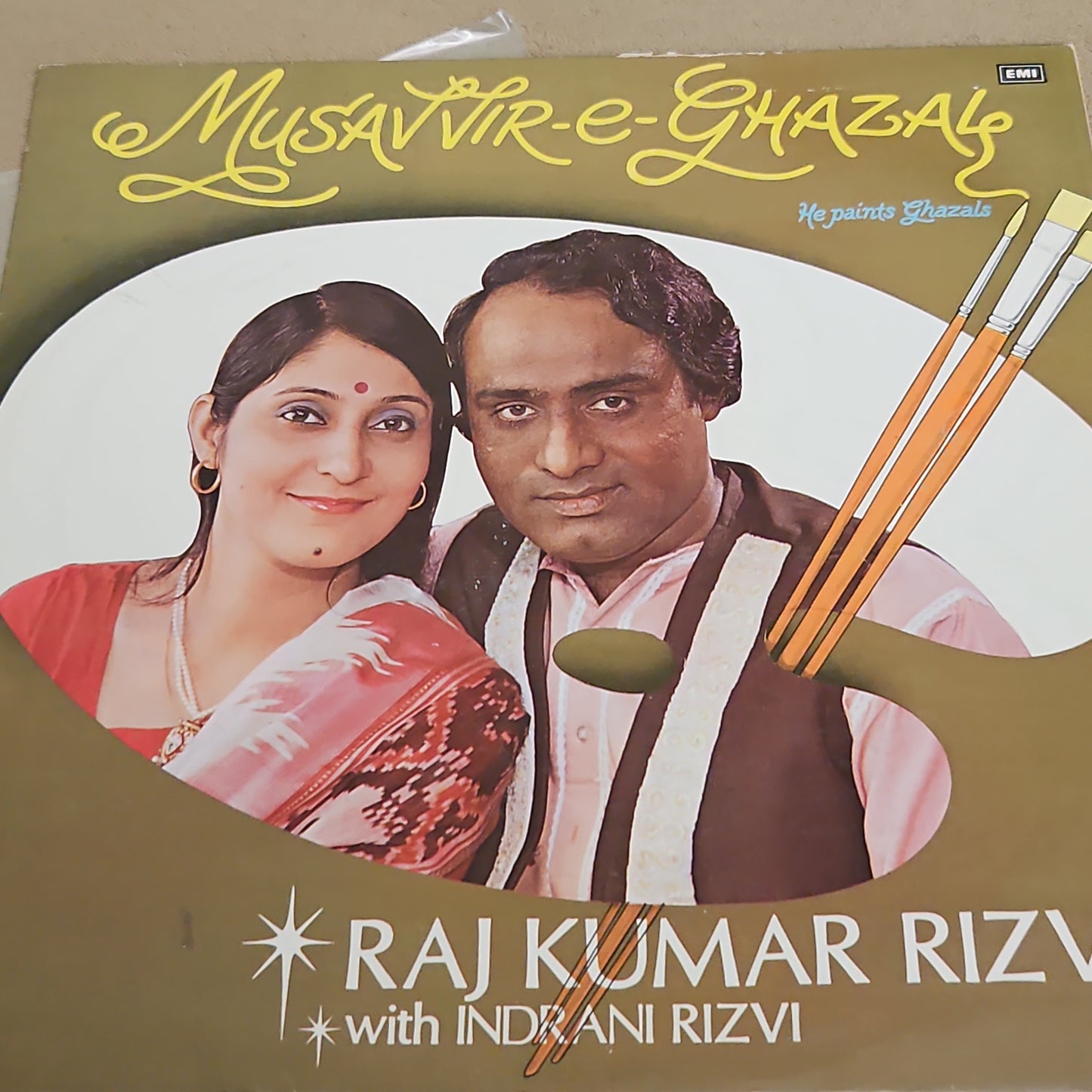 3 Albums Ghazals Collection Rajkumar Rizvi and Indrani  near mint