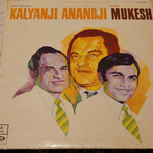 Kalyanji Anandji present MUKESH  1st Edition Ring  Odeon in VG+