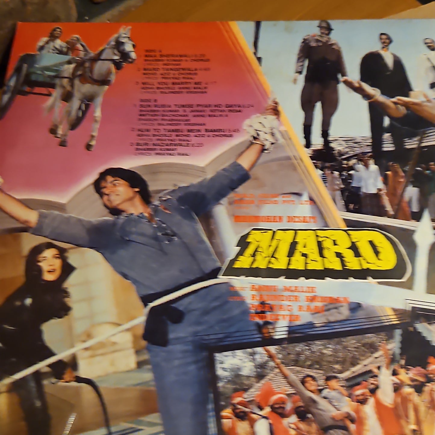 Mard -  Gatefold edition Amitabh hit in VG+