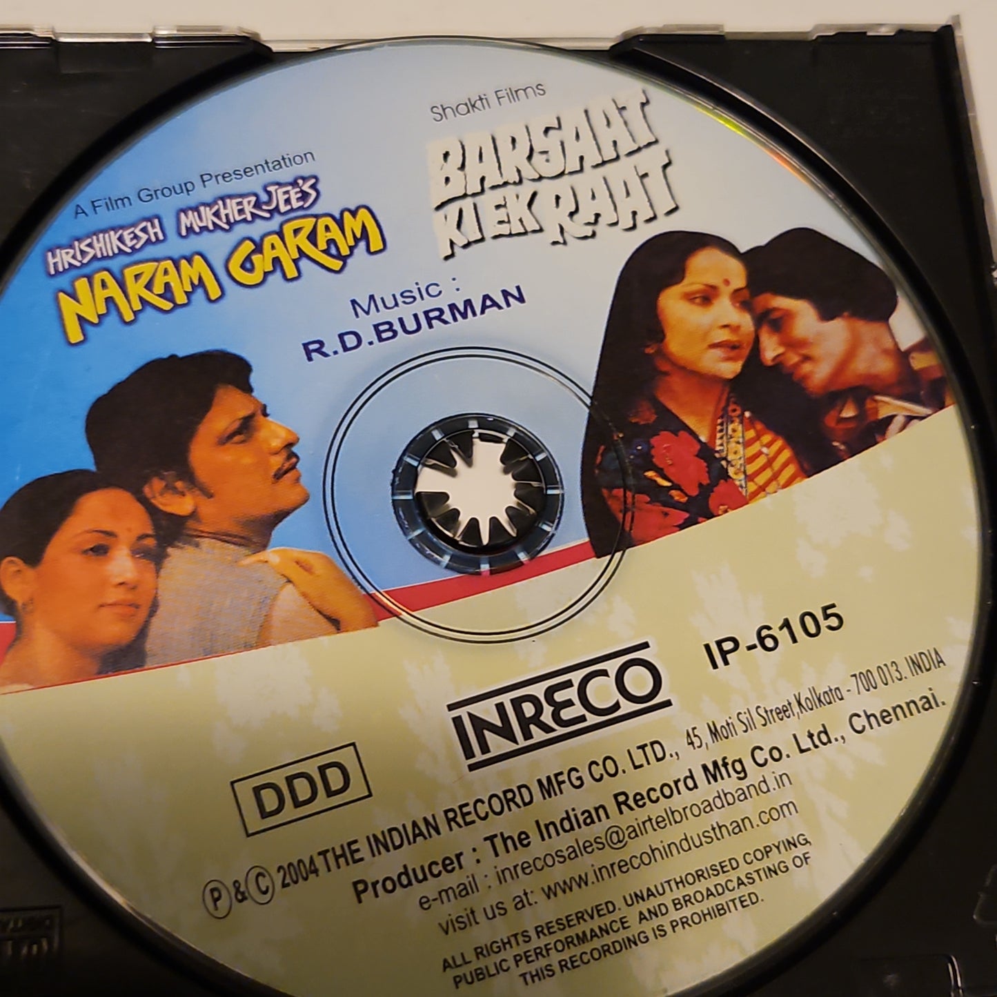 Barsaat ki Ek Raat  and Naram Garam - Audio CD near mint