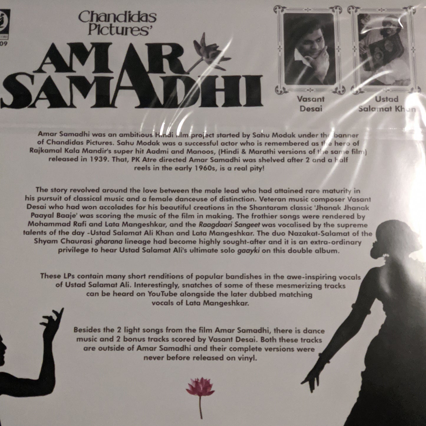 Amar Samadhi Music Vasant Desai and Ustad Salamat Khan in MInt  Sealed