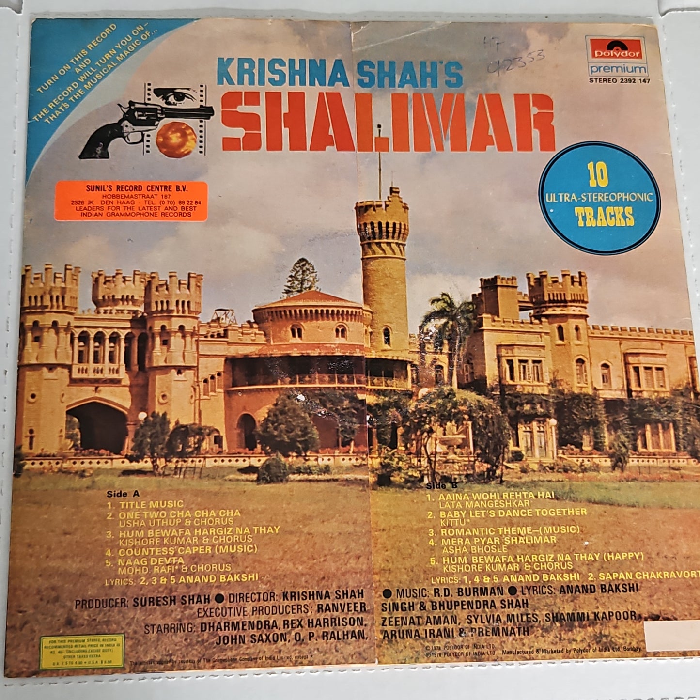 Shalimar - Blockbuster R D Burman - in multifold in Near Mint Condition