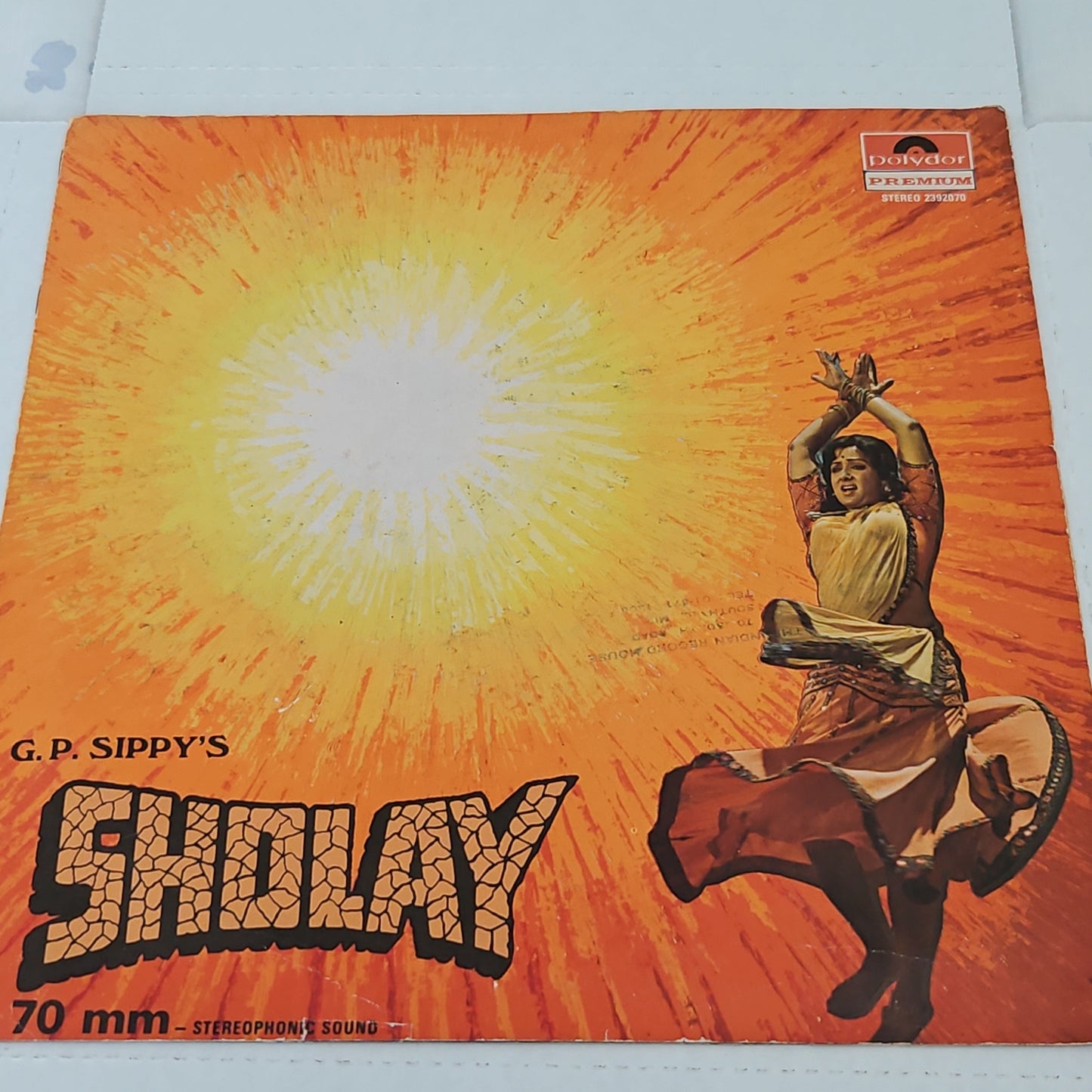 Sholay - R D burman blockbuster  190 GM 1st Rare edition Multofold edition in excellent Collectible