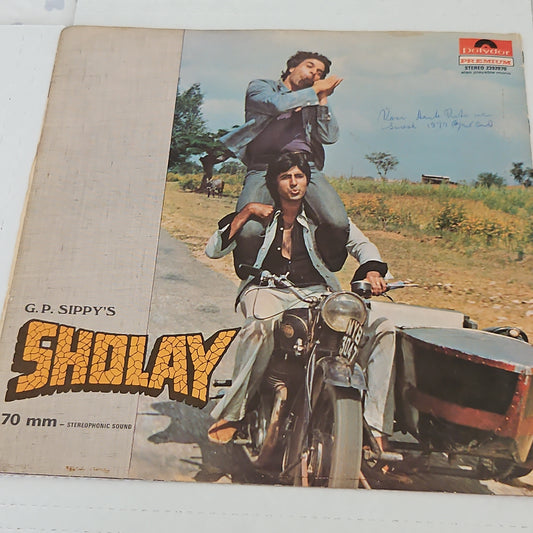 Sholay - R D burman blockbuster  190 GM 1st Rare edition Multofold edition in excellent Collectible