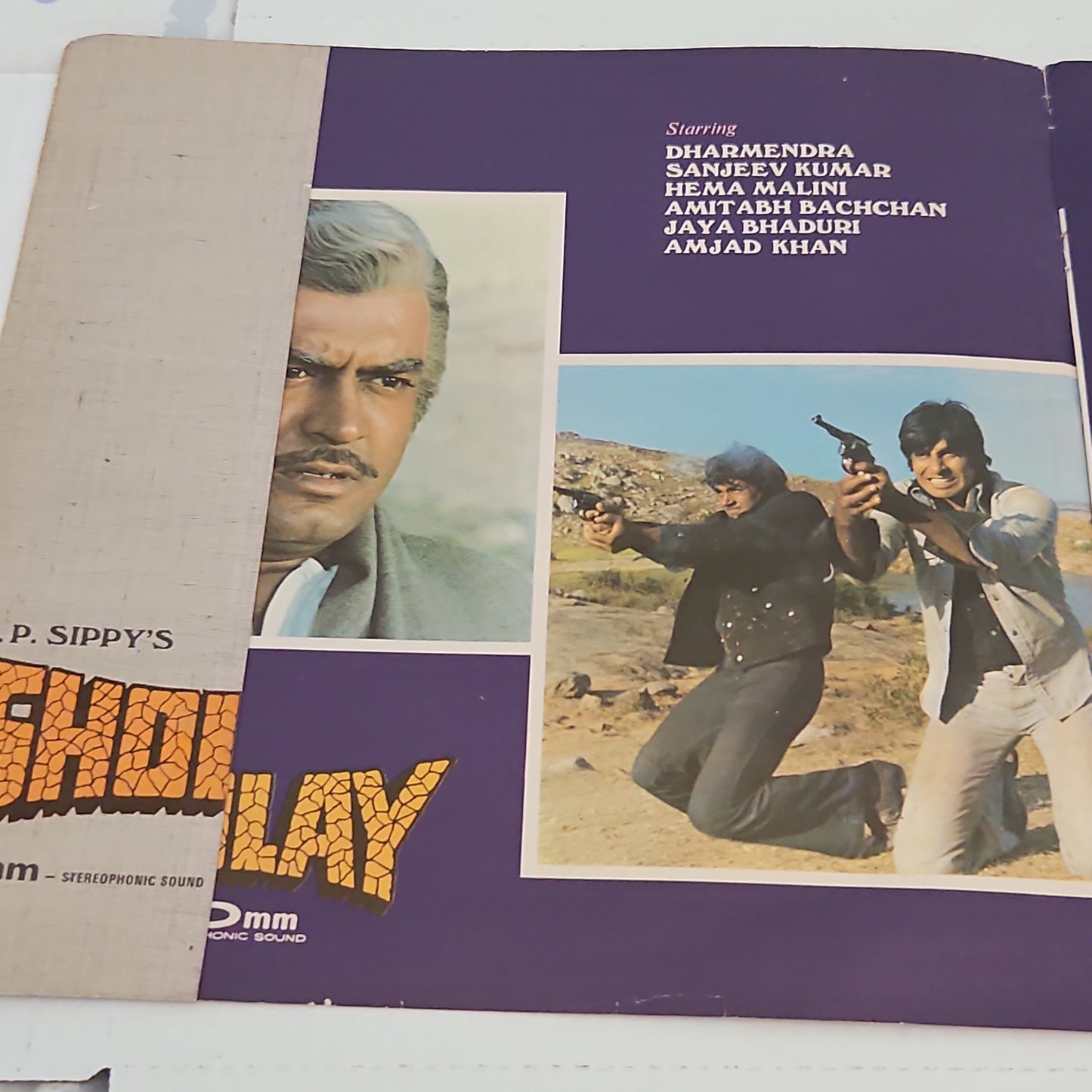 Sholay - R D burman blockbuster  190 GM 1st Rare edition Multofold edition in excellent Collectible