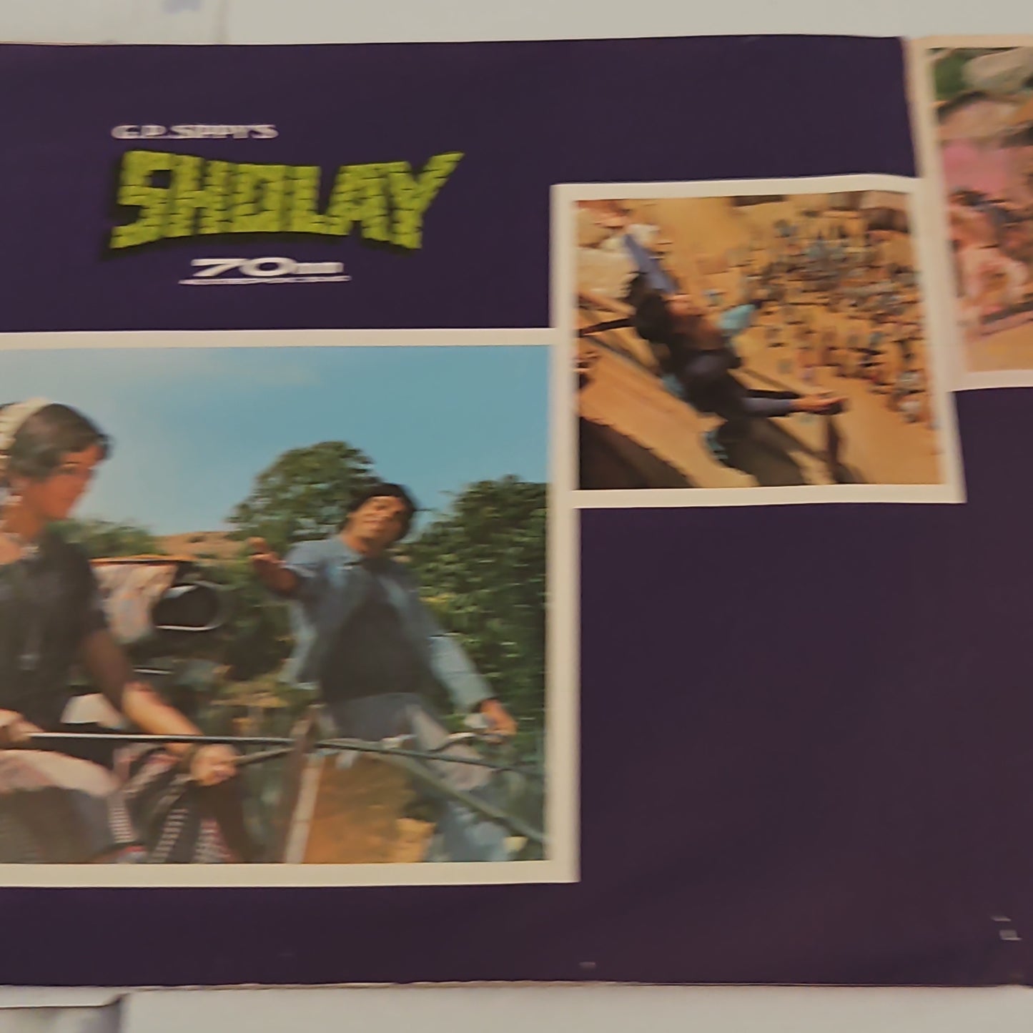 Sholay - R D burman blockbuster  190 GM 1st Rare edition Multofold edition in excellent Collectible