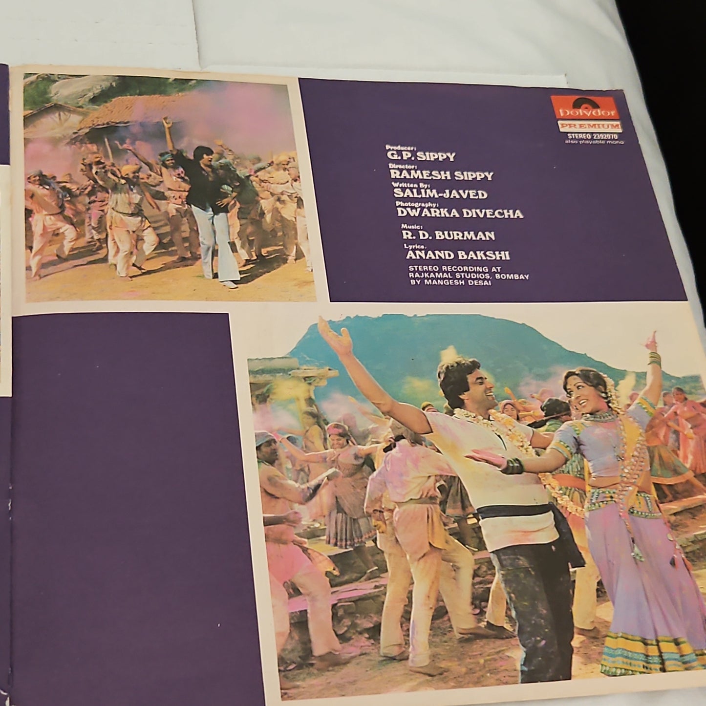 Sholay - R D burman blockbuster  190 GM 1st Rare edition Multofold edition in excellent Collectible