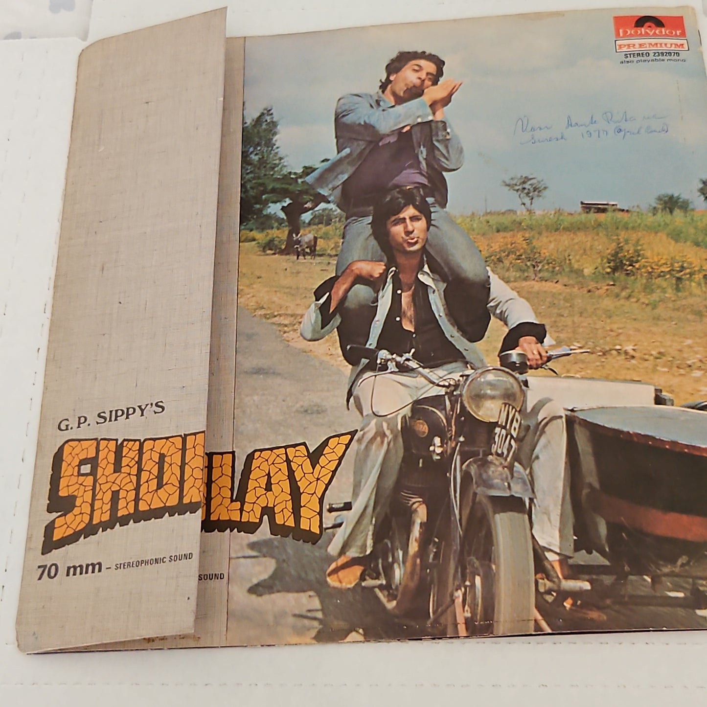 Sholay - R D burman blockbuster  190 GM 1st Rare edition Multofold edition in excellent Collectible