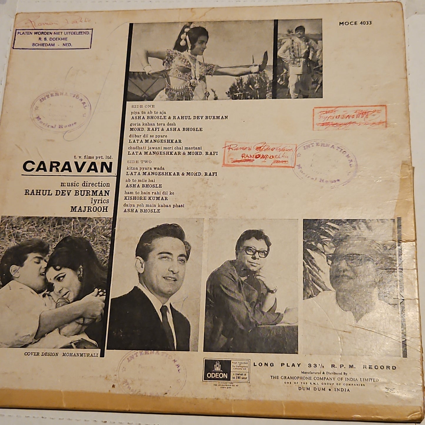 CARAVAN -  1st Edition Ring Odeon R D Burman blockbuster Funk VG+