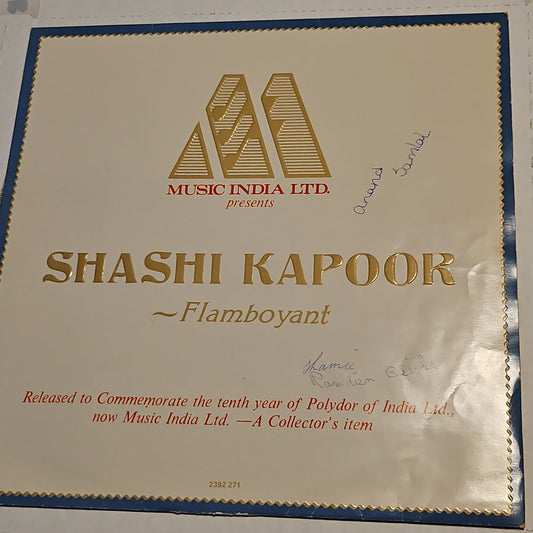 Shashi Kapoor - songs from his films - Collectible Item - VG+