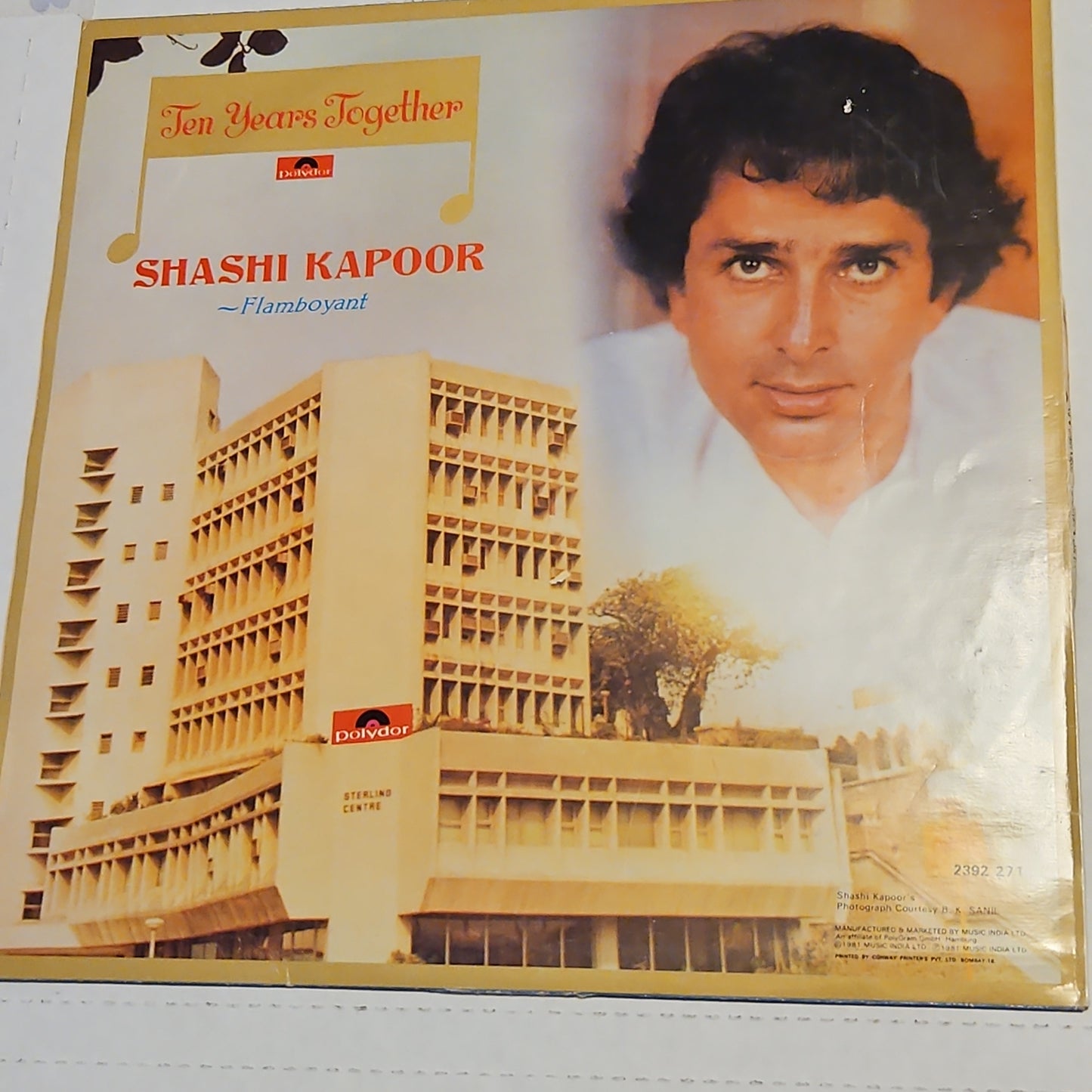 Shashi Kapoor - songs from his films - Collectible Item - VG+