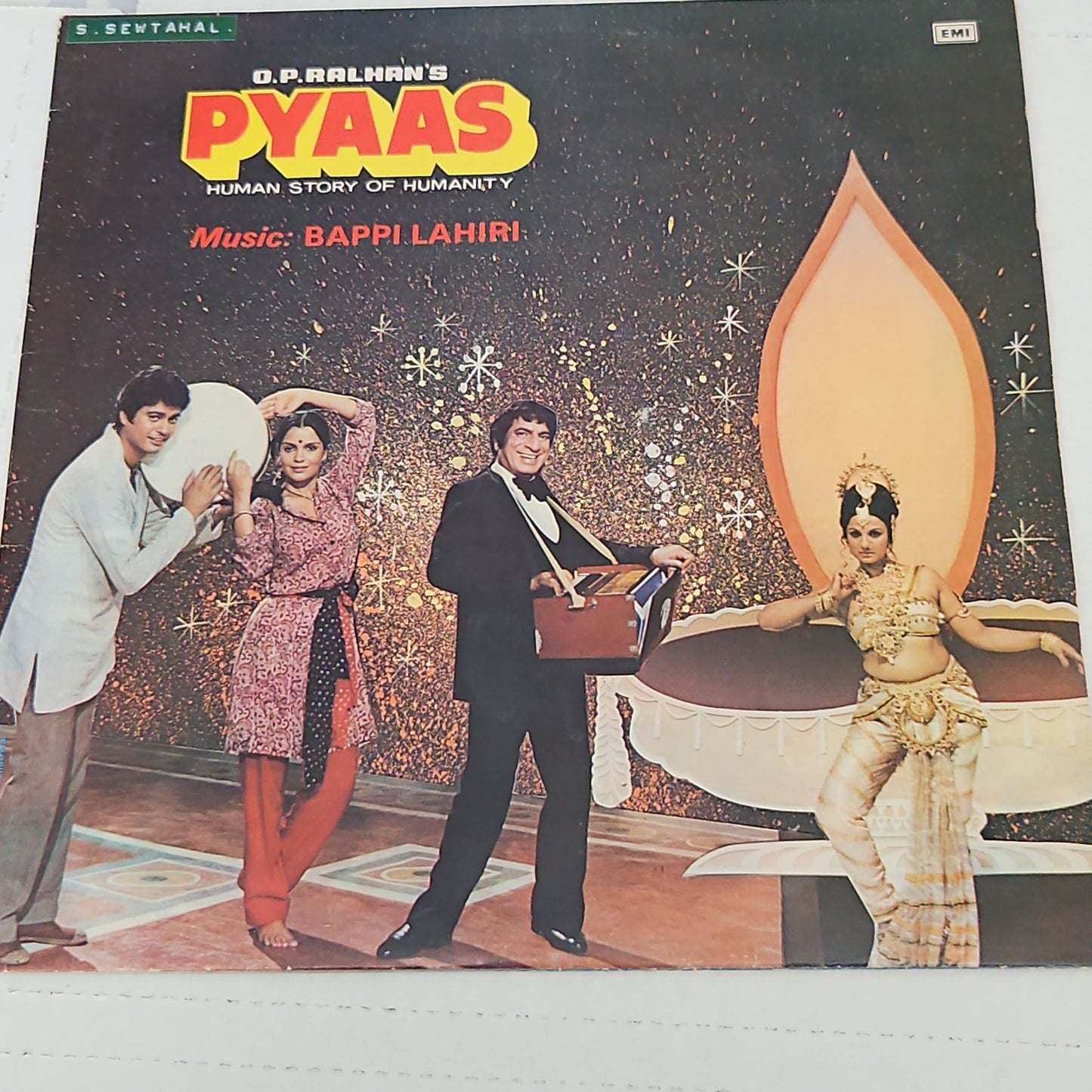 PYAAS - Music By Bappi Lahiri in near mint PSYCH FUNK GATEFOLD in SUPREME Pristine