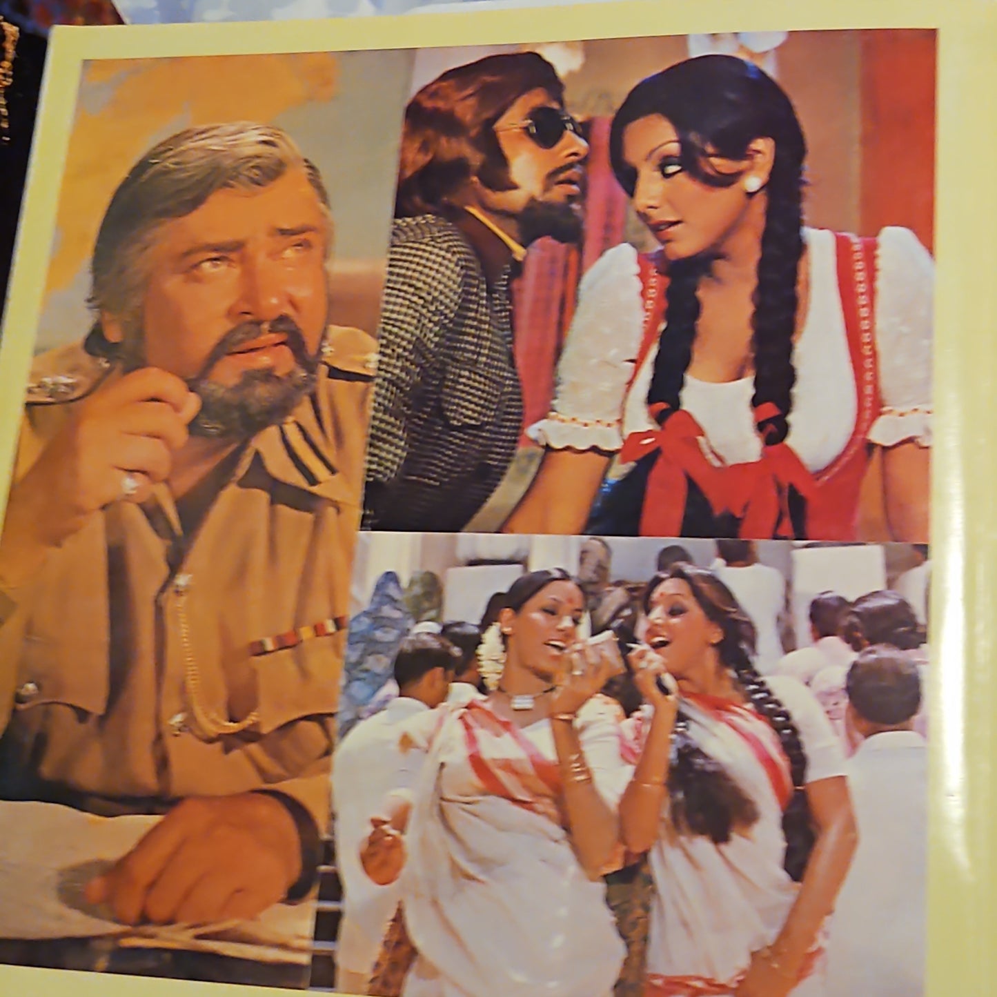 3 lps Amitabh Gatefold Lps collection Desh Premee , Suhaag and Parvarish IN near mint with original sleeves