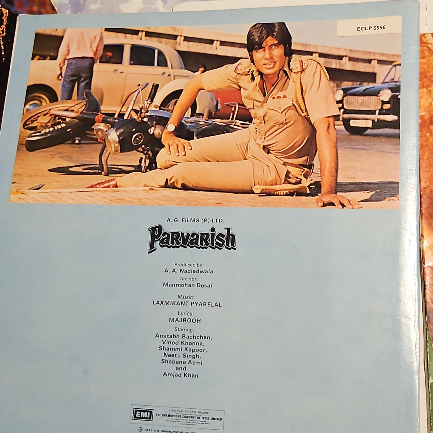 3 lps Amitabh Gatefold Lps collection Desh Premee , Suhaag and Parvarish IN near mint with original sleeves