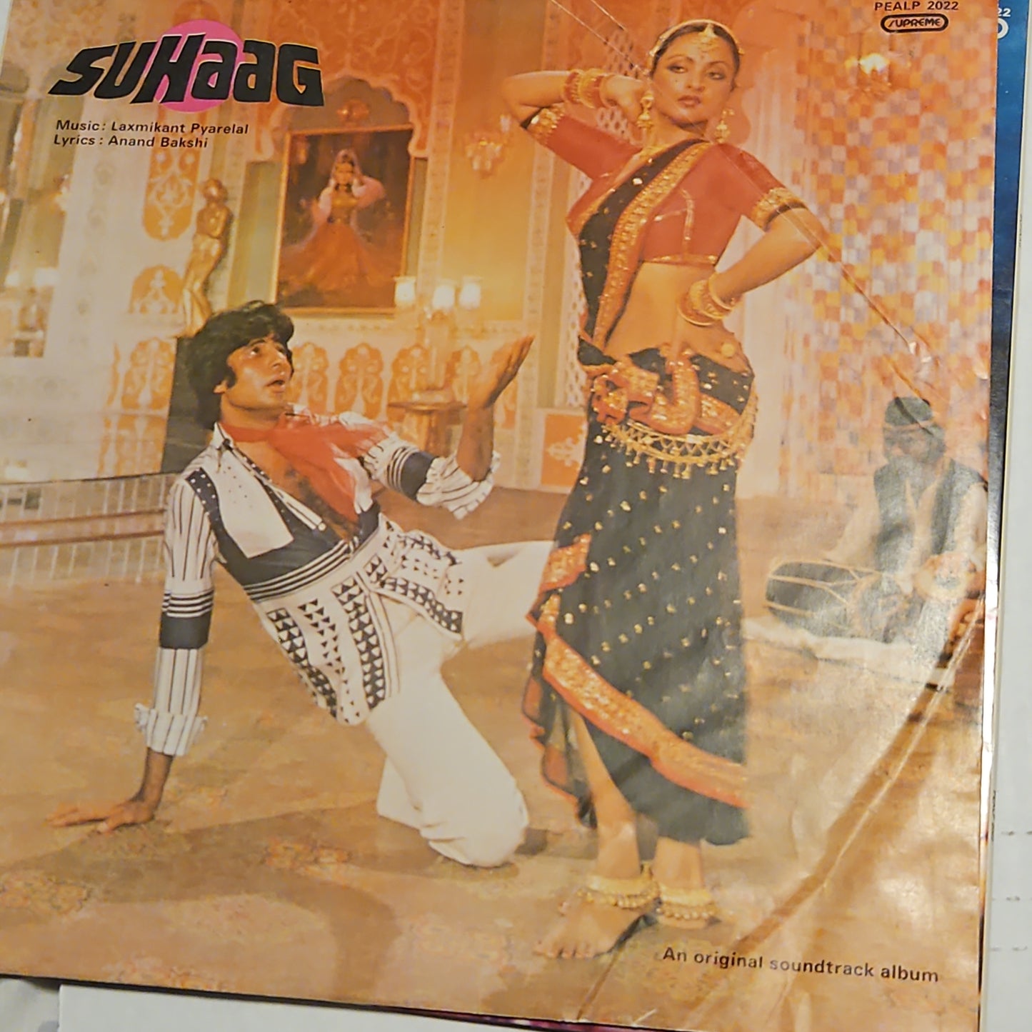 3 lps Amitabh Gatefold Lps collection Desh Premee , Suhaag and Parvarish IN near mint with original sleeves