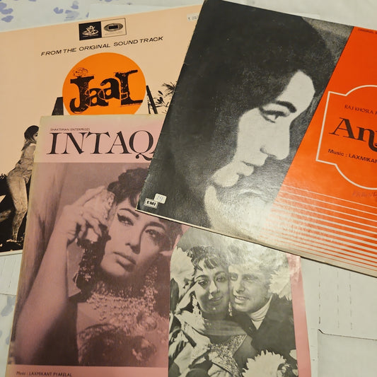 3 lps Laxmikant Pyarelal Superhit Lps collection Anita, Intaqam and Jaal in excellent condition