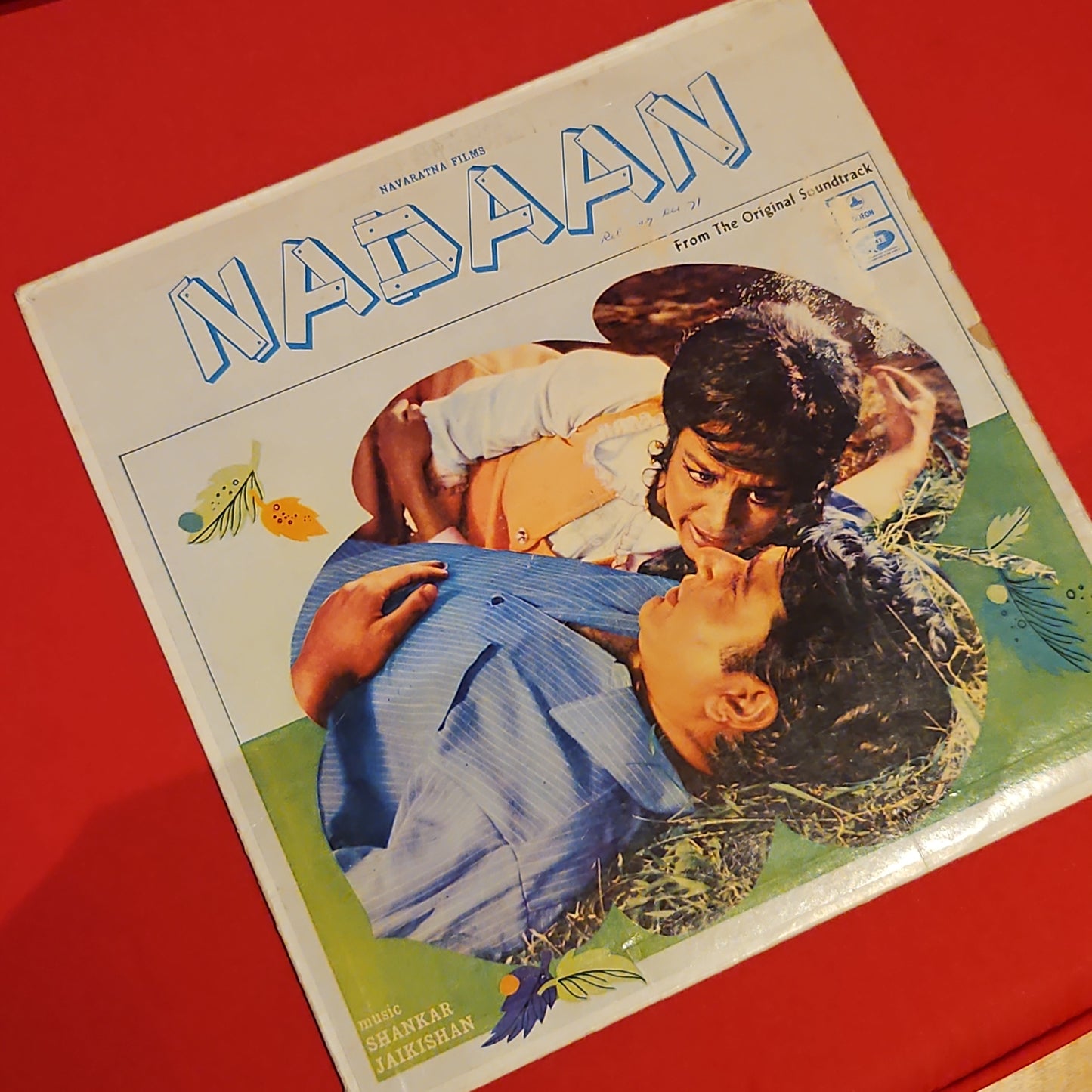 Nadaan - Rare  1st ed. Odeon  double-ring Shankar Jaikishan in VG++