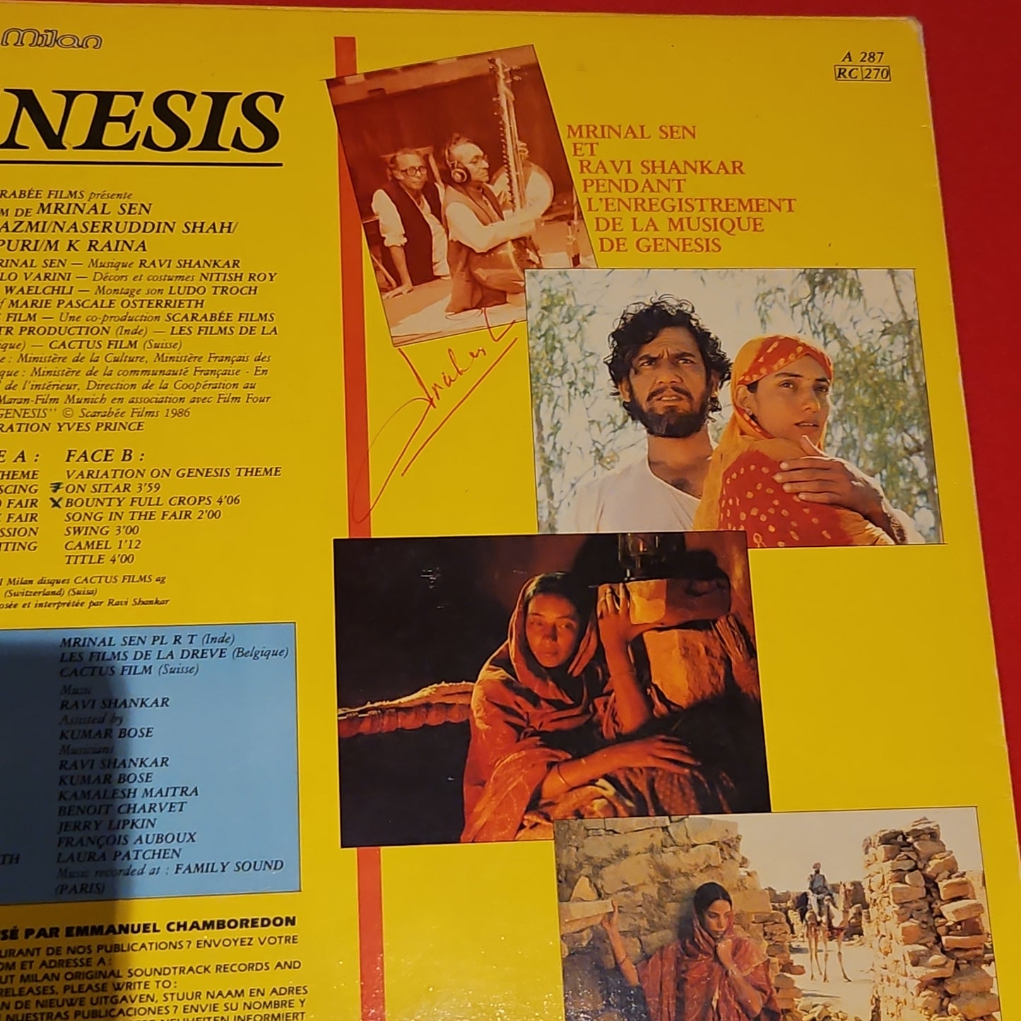 Genesis - Pt Ravi Shankar's classic in excellent condition