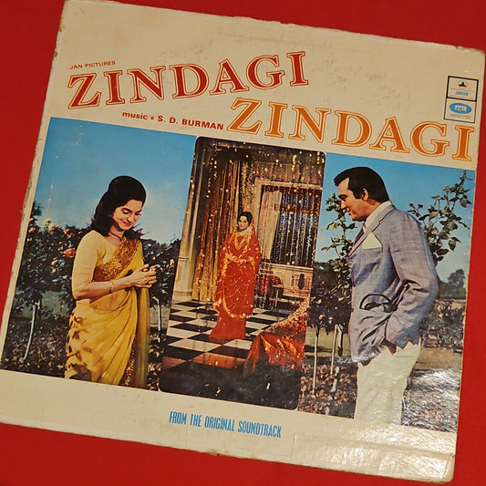 Zindagi Zindagi - Rare  1st ed. Odeon  double ring S D Burman in VG+