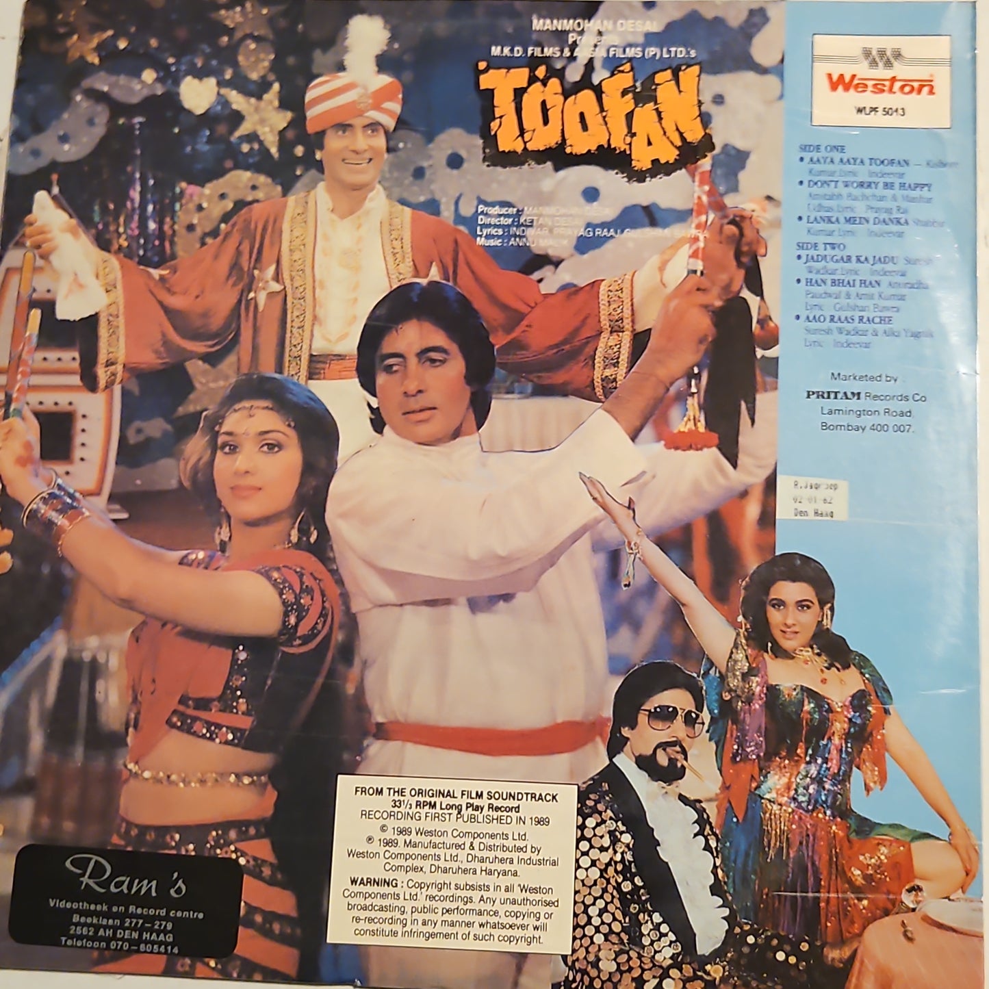 Toofan - Amitabh superhit in Near mint