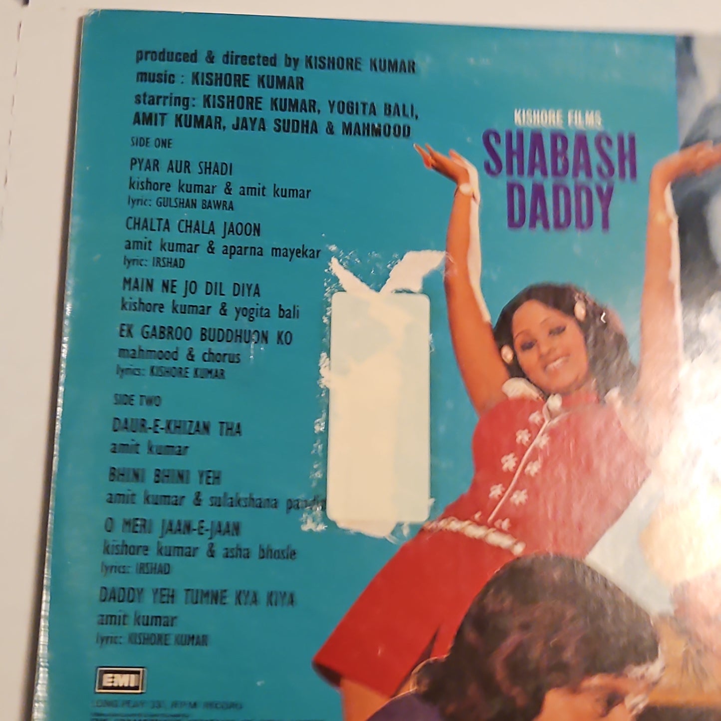 Shabash Daddy - Kishore superhit - Gatefold edition in near mint condition