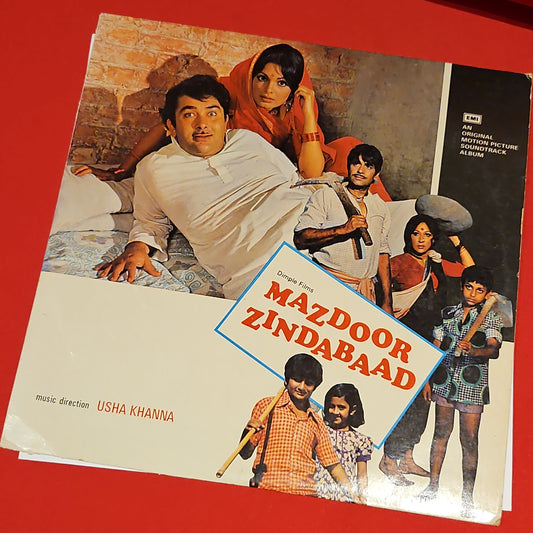 Mazdoor Zindabaad - Usha Khanna superhit - RARE in Near Mint