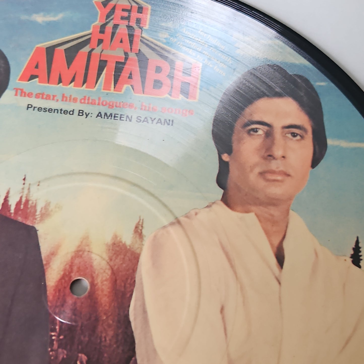 Amitabh Picture Disc for collection - presented by Amin Sayani Songs amd Dialogues in Vg+