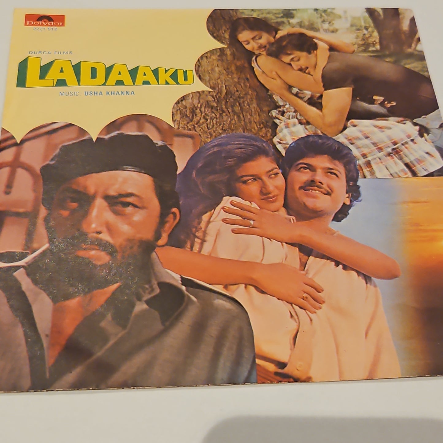 Ladaaku - rare original soundtrack by Usha Khanna 7 inch 45 rpm in near mint