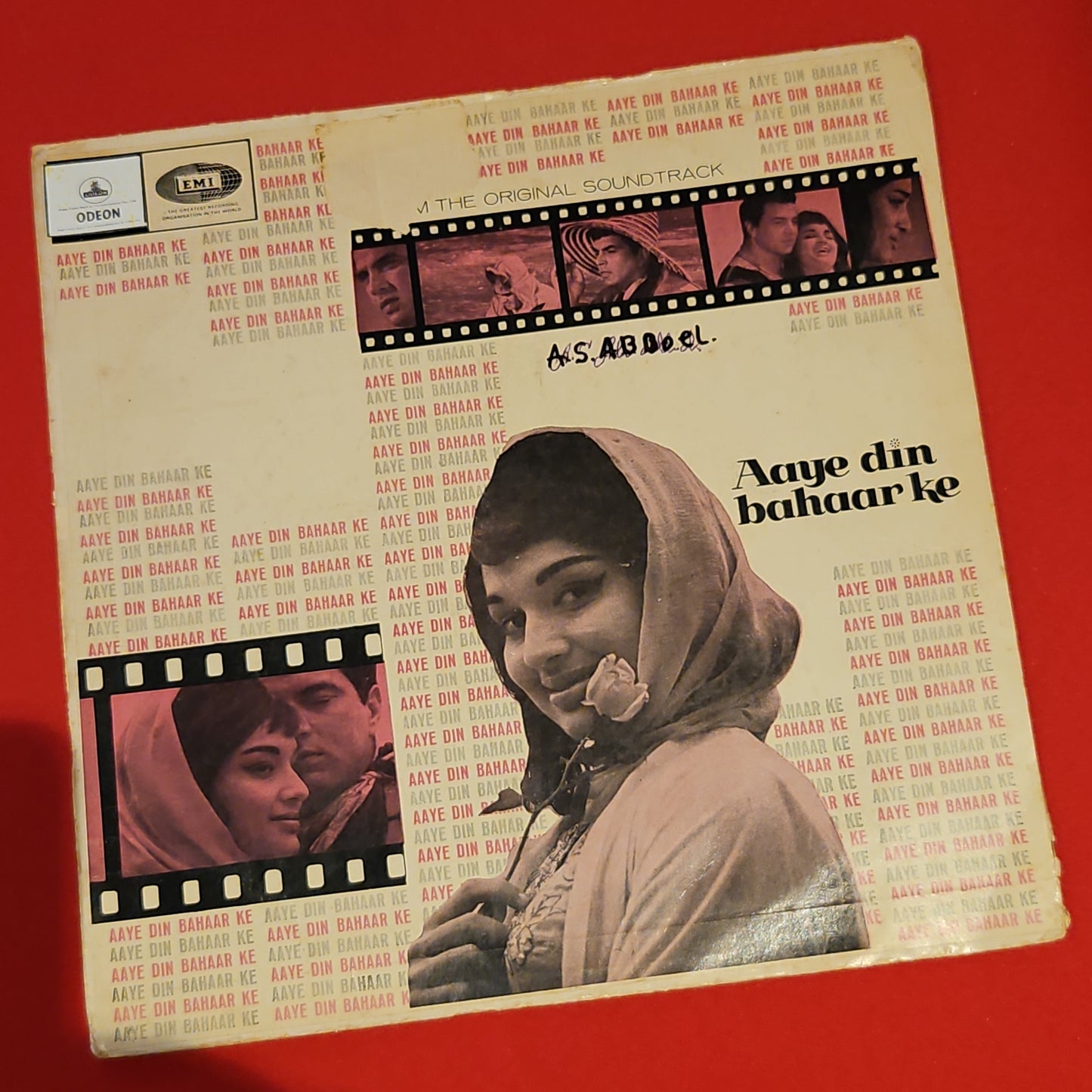 Aaye Din Bahaar Ke - 1st Ring Odeon version - Music Laxmikant Pyarelal Superhit - in excellent 95%