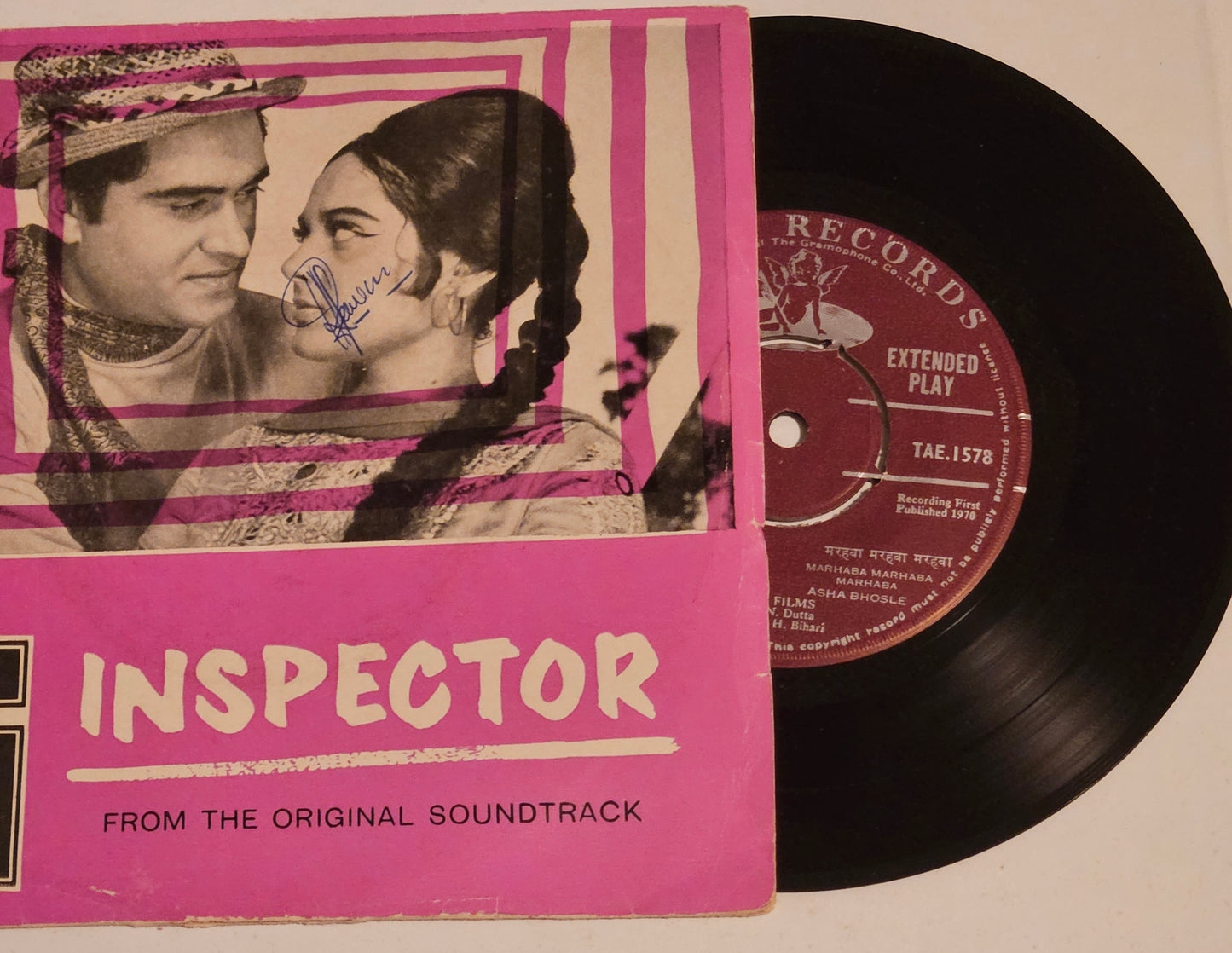INSPECTOR - Music by N Dutta Rare soundtrack Angel EP in excellent