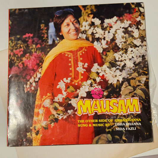 Usha Khanna - mausam - private album of ghazals in near mint