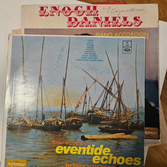 2 Lp Enoch Daniel's great albums 1st Ring Odeon in VG+ Piano Accordion and Eventide Echoes