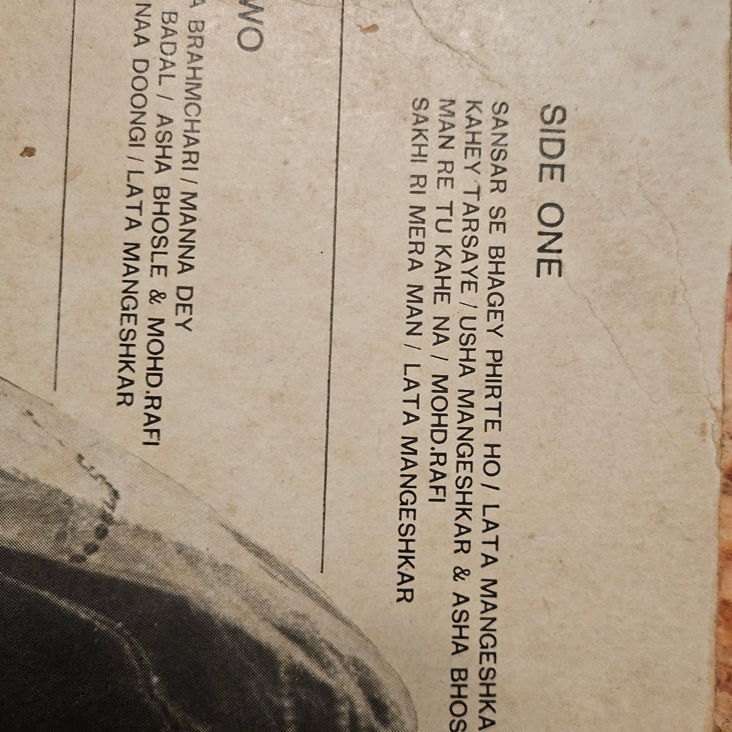 Chitralekha - 10 inch angel original soundtrack - Music by Roshan Lyrics Sahir-  Classic in VG+ Rare find