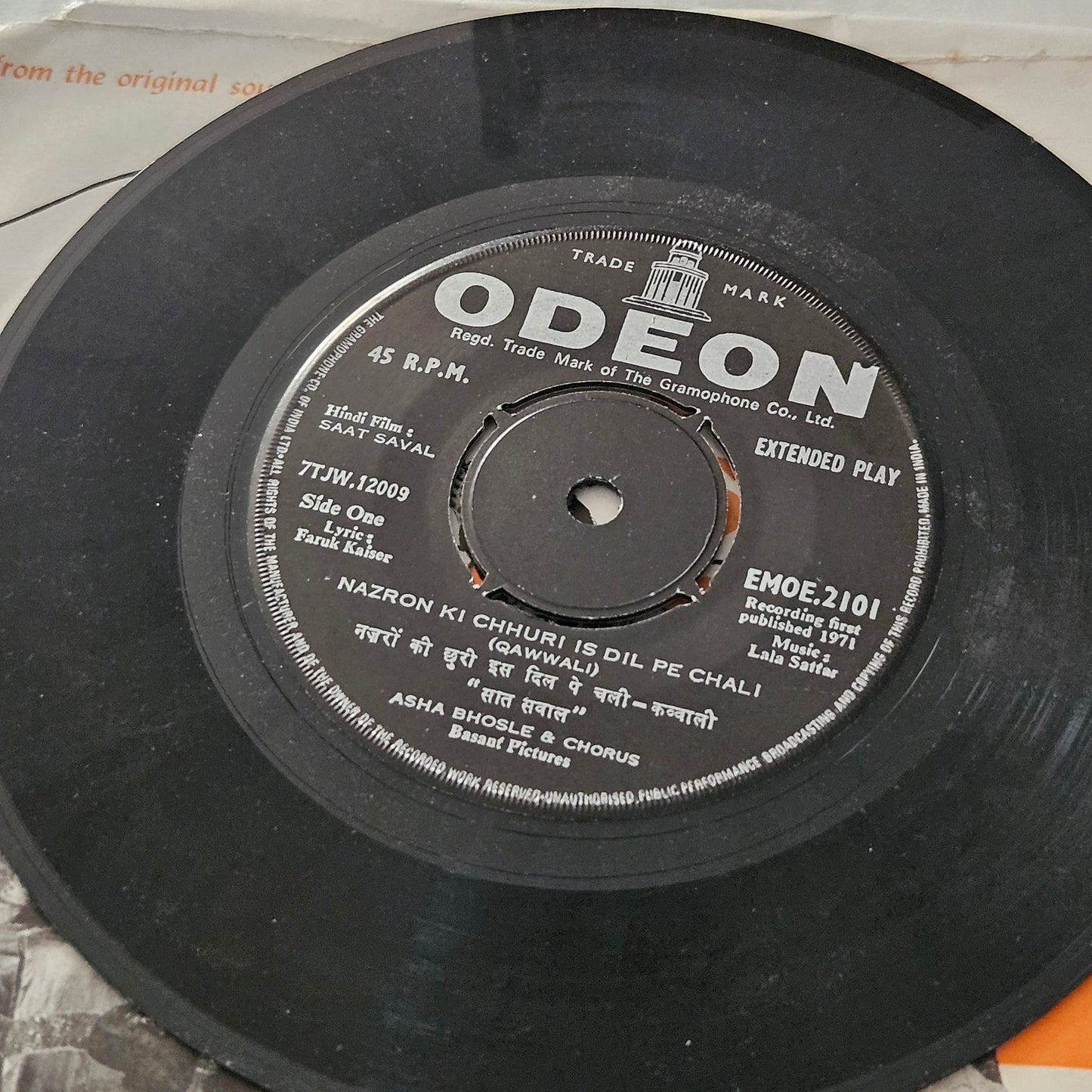 Saat Saval - Music Lala Sattar  EP in Excellent condition