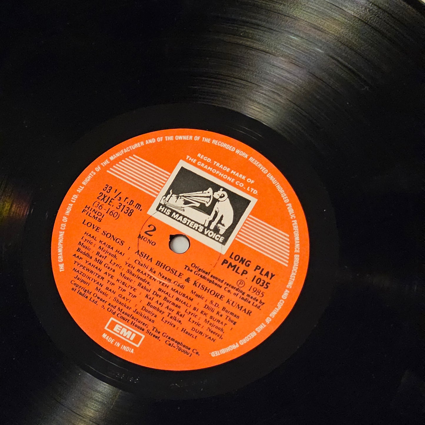 Duets - Asha Bhosle  and Kishore Kumar Love Songs in near mint - superb and rare collection of songs