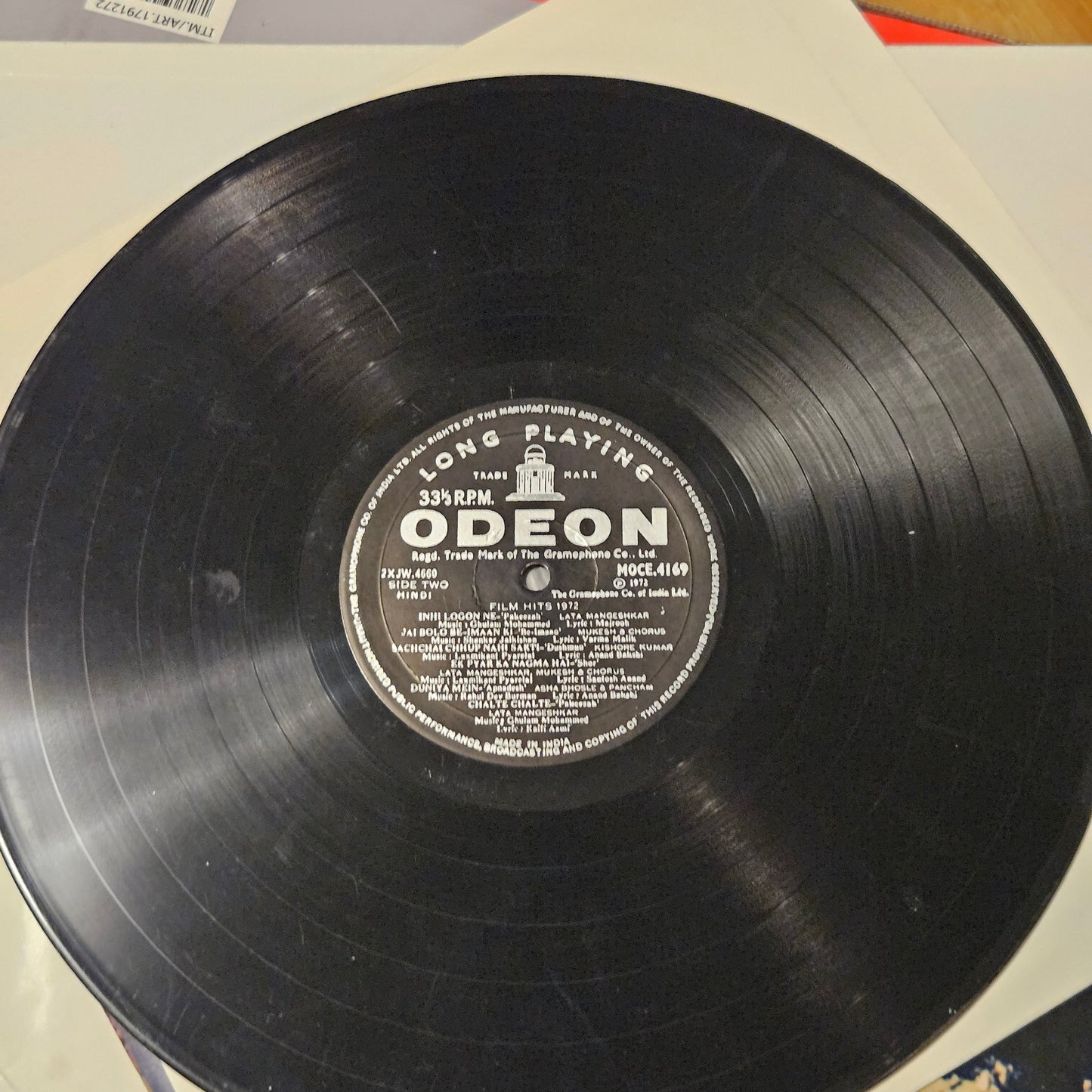 Film Hits 1972 superhit songs Ring Odeon version in Good condition